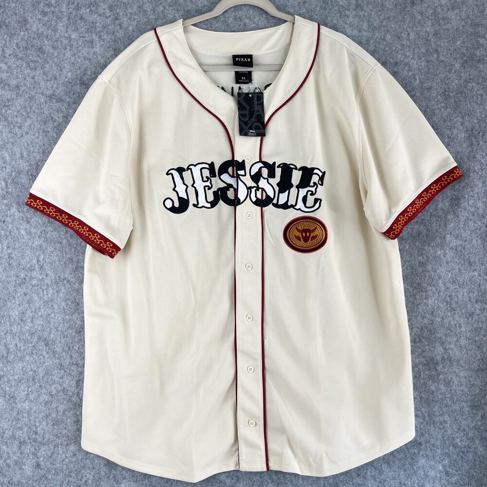 Disney Pixar Toy Story Jessie Baseball Jersey Shirt BoxLunch Cowgirl 3X‎ NEW
